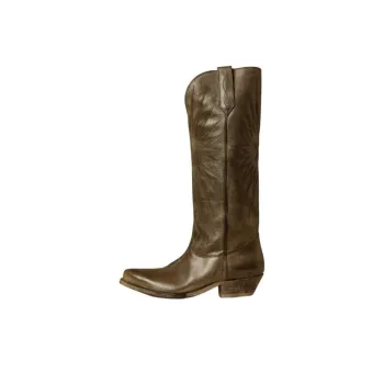 Golden Goose Wish Star Knee high Boots 4.5cm Women's Black