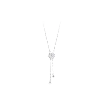 GLOIRE S925 Silver Necklaces Women's Elegant Luxe Niche Design Advanced Feel Romantic Date Commute Bestie Same Style