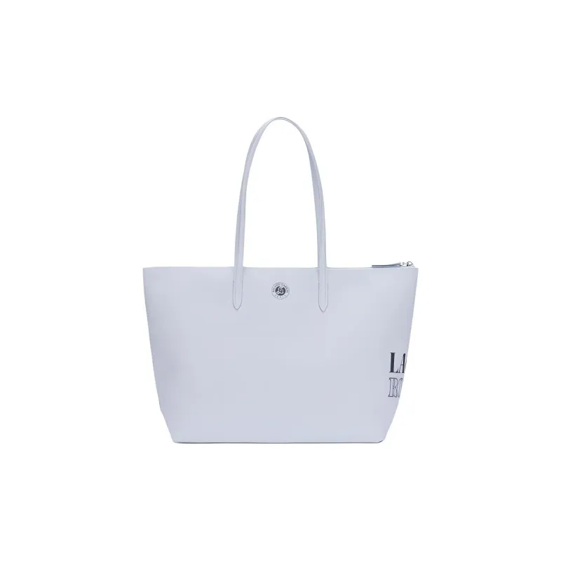 LACOSTE PVC Tote Bag Shopping Bag Shoulder Bag Handbag Large Size Women's Phoenix Blue-1