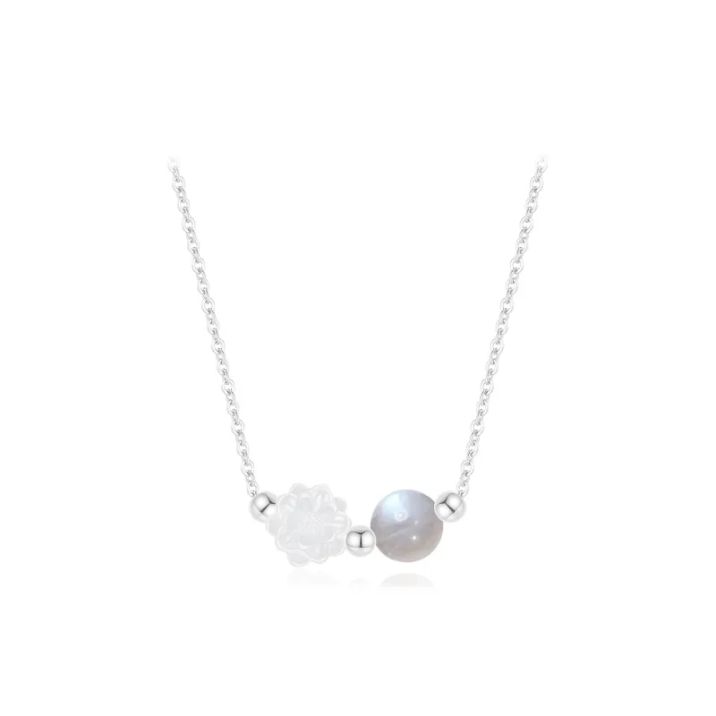 PRETTY DIARY S925 Silver Necklaces Women's-0