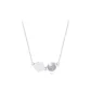 (Silver-S925 Silver) Lotus Necklace