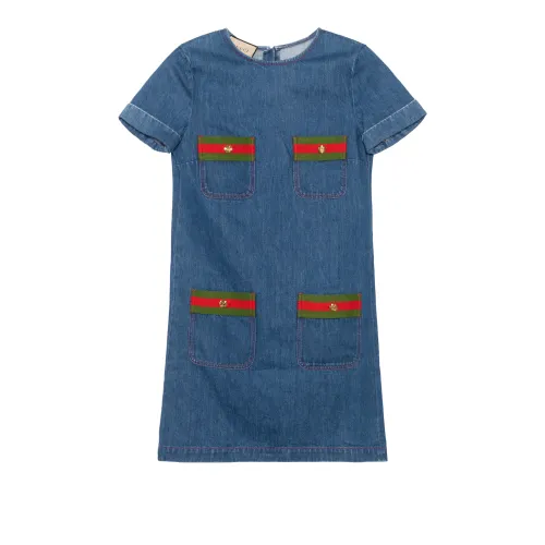GUCCI Web Denim Dress