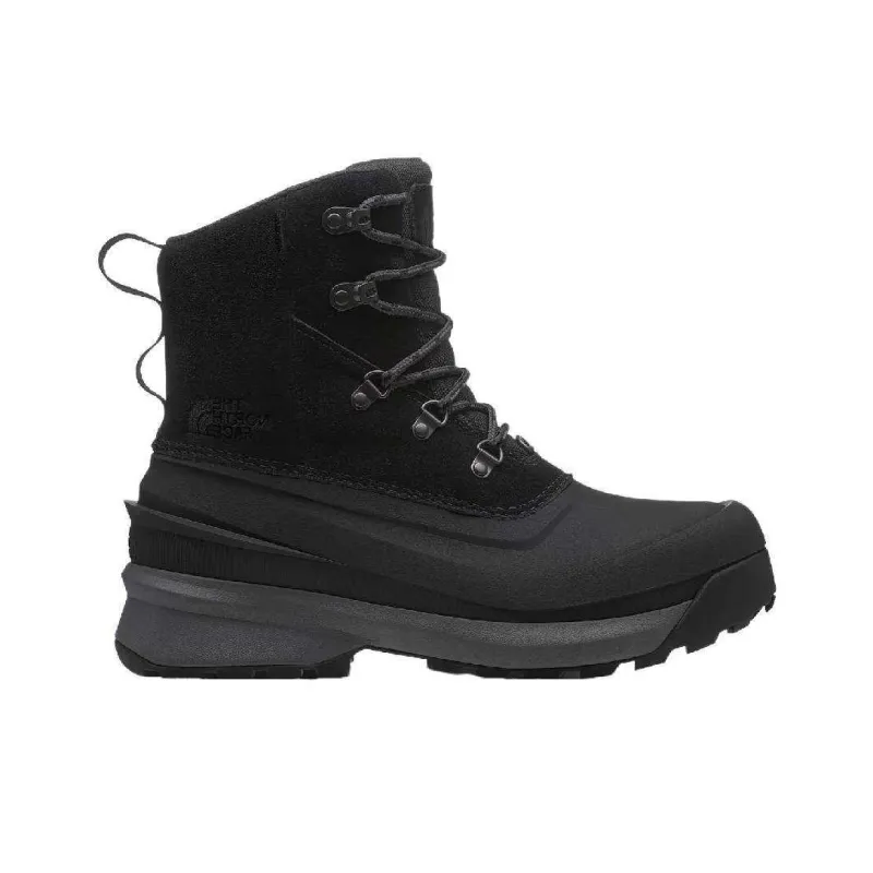 THE NORTH FACE Chilkat 5 Wear-Resistant Slip-Resistant Short Snow Boots Men's Black-1