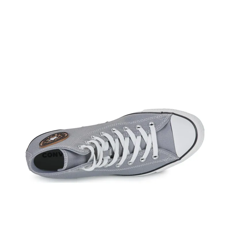Converse Chuck Taylor All Star Anti Slip Wear Resistant High Top Canvas Shoes Men's Gray-2