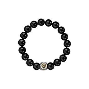Ostantin Obsidian Jade Bracelets Men's