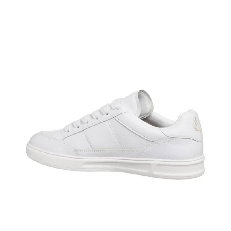 FRED PERRY SAPATILHAS Abrasion Resistant Low Top Skateboard Shoes Men's White-1