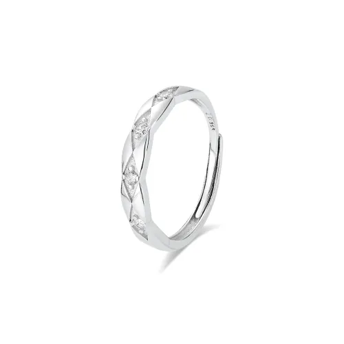 Muyan S999 Fine Silver Rings Women's