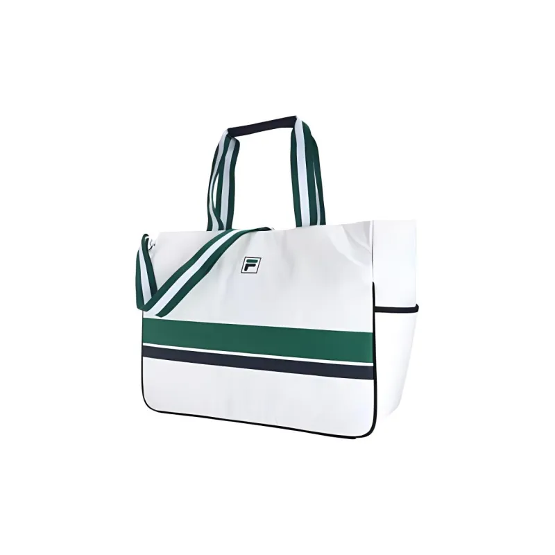 FILA Fabric PU Polyurethane, Synthetic Leather Sports Bag, Crossbody Handbag Regular Women's Jade White-2