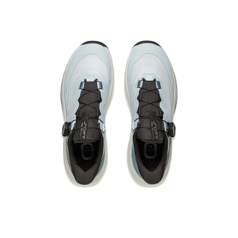 LiNing Cushioning Anti Slip Wear Resistant Breathable Support Rebound Low Top Casual Shoes Unisex Cyan-3