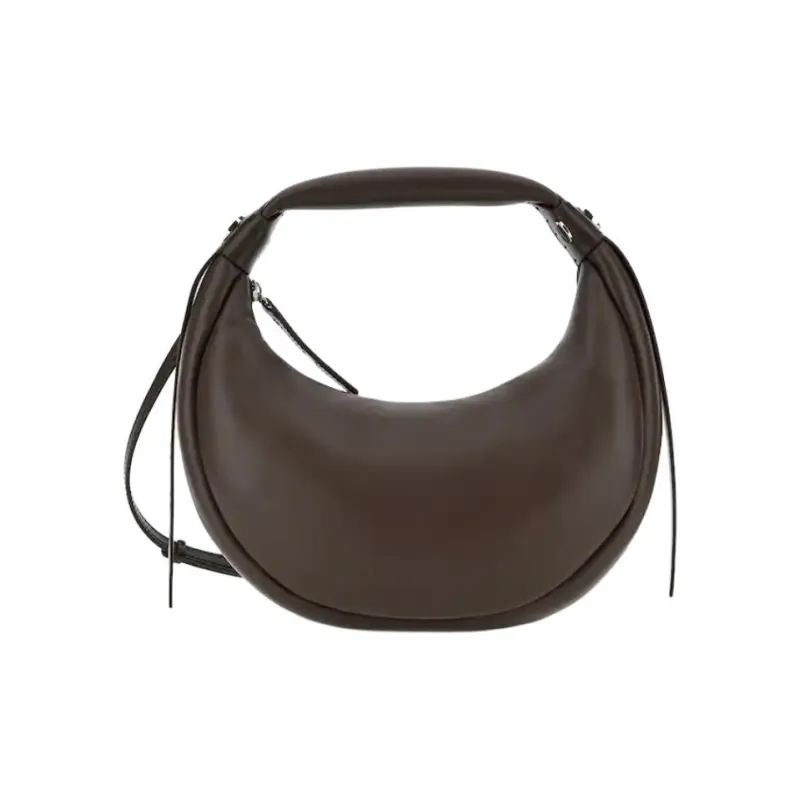HOGAN Nappa Leather One Shoulder Handbags Medium Size Women's Brown-0