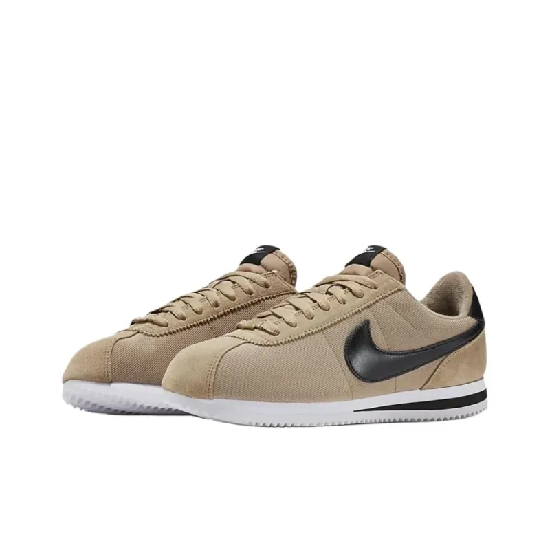Nike Anti Slip Wear Resistant Low Top Casual Running Shoes Men's Brown Black-1