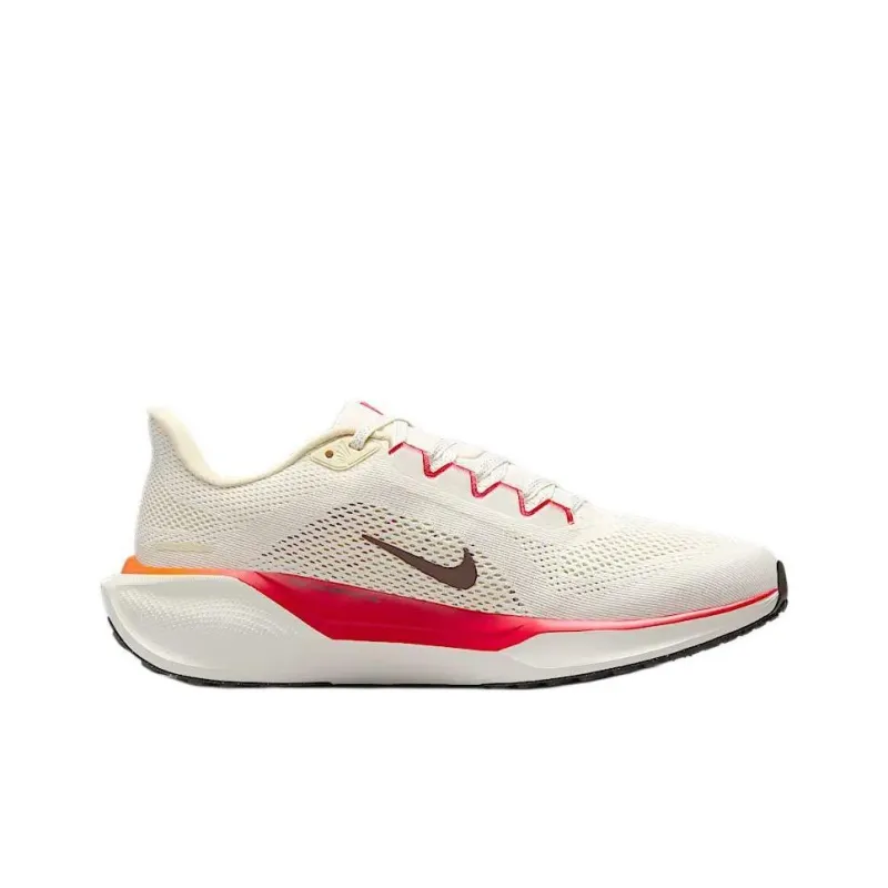 Nike Anti Slip Wear Resistant Low Top Running Shoes Women's White Black Red-1