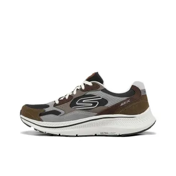 Skechers Go Run Consistent 2.0 Anti Slip Wear Resistant Low Top Casual Running Shoes Men's Brown Black
