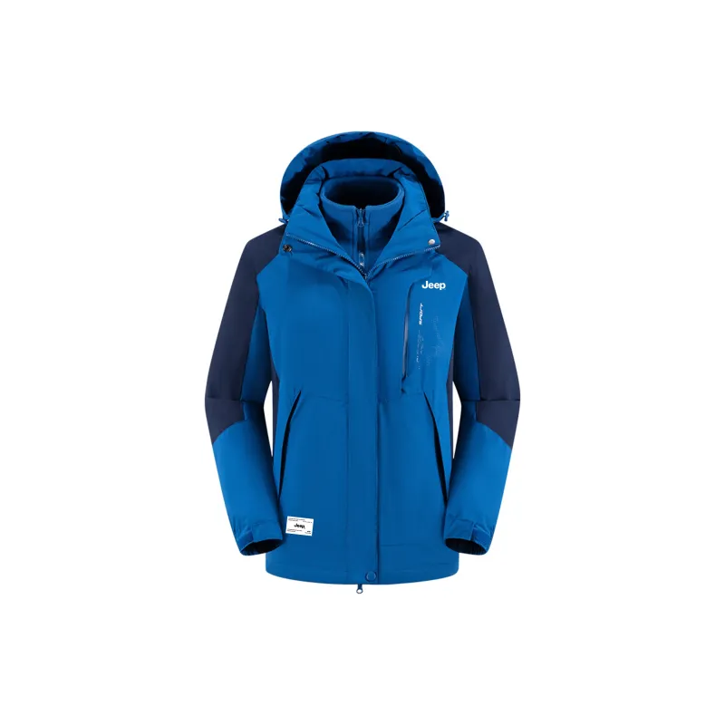 Jeep Outdoor Hiking Windproof Thermal Windbreaker Jacket Unisex-4