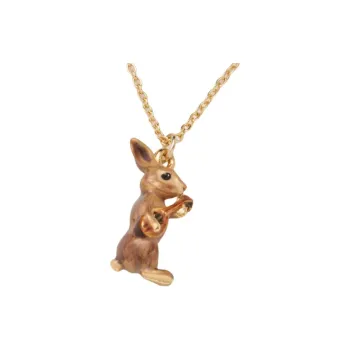 Fable Enamel 14K Gold-Plated Zinc Alloy Necklaces Unisex Gold