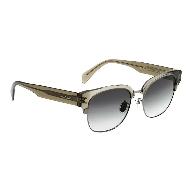 Paul Smith Plate Frame Square Sunglasses Unisex Green-1