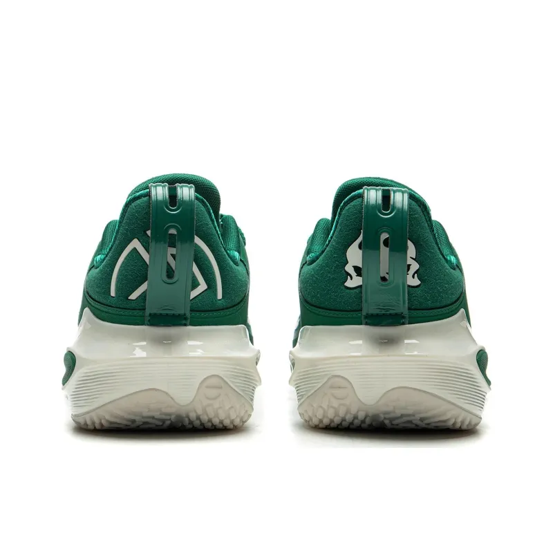 LiNing Flash Strike 11 Anti Slip And Wear Resistant Coverage Low Top Basketball Shoes Men's Green-5