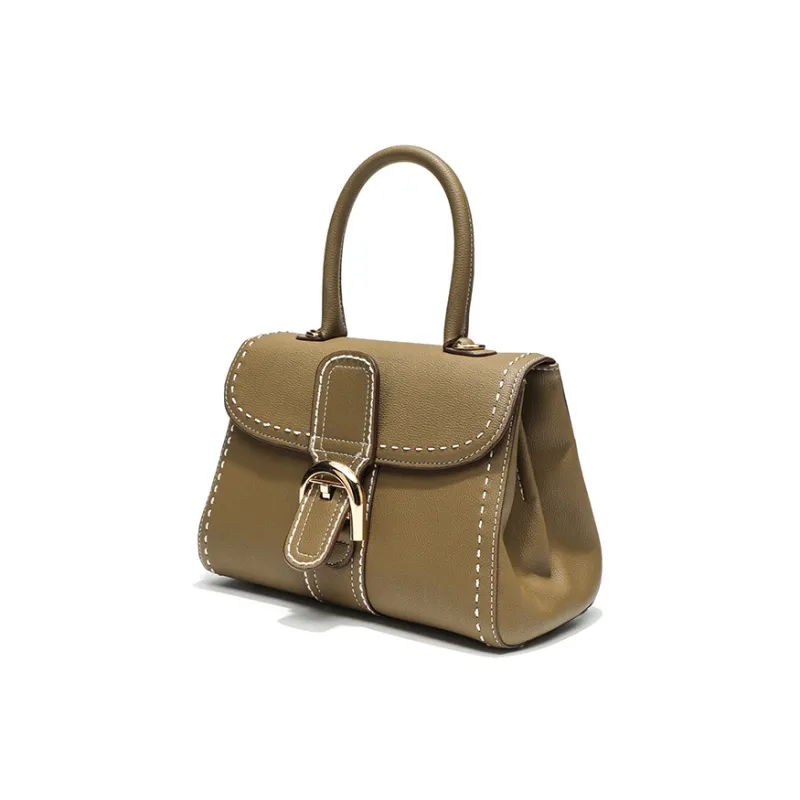Vigno Synthetic Leather Shoulder Bag Crossbody Bag Handbag Regular Women's Brown/Pink/Blue/Black/Elephant Gray-18