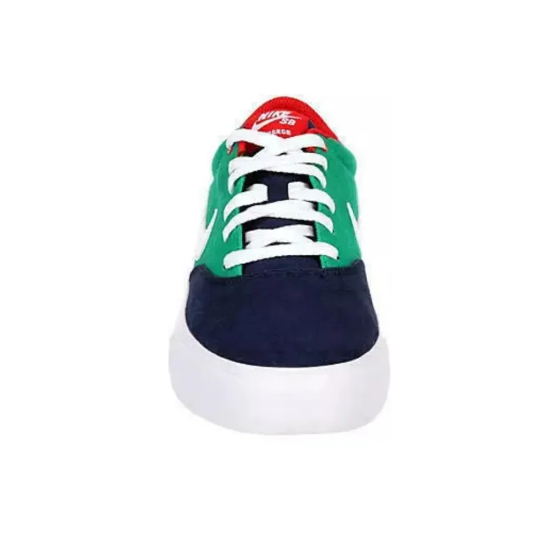 Nike SB Charge Anti Slip Wear Resistant Low Top Skateboard Shoes Men's Green Blue-1
