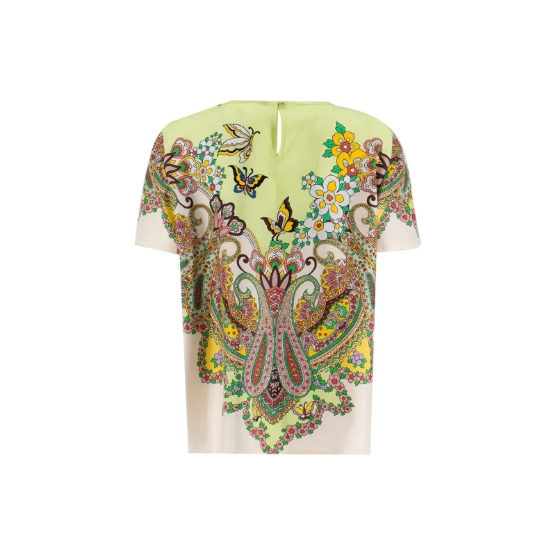 ETRO Paisley Printed T Shirt-1