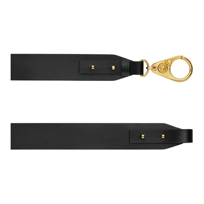 VERSACE La Medusa Leather Belt-1