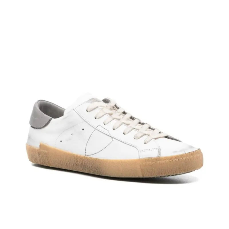 PHILIPPE MODEL Prs Slip Resistant Low Top Skateboard Shoes Men's White-2