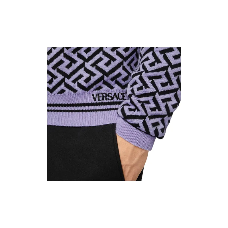VERSACE Knitwear Men's Light Purple-4