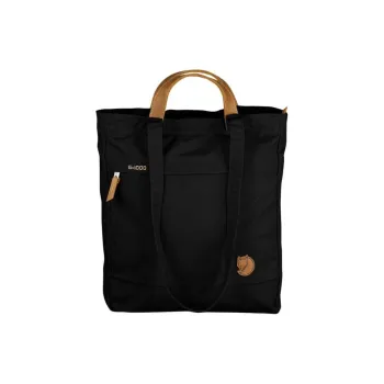 Fjallraven Recycled Polyester One Shoulder Crossbody Portable Backpack Regular Unisex Black