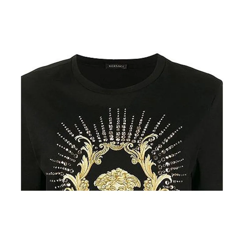 VERSACE T Shirts Women's Black-2