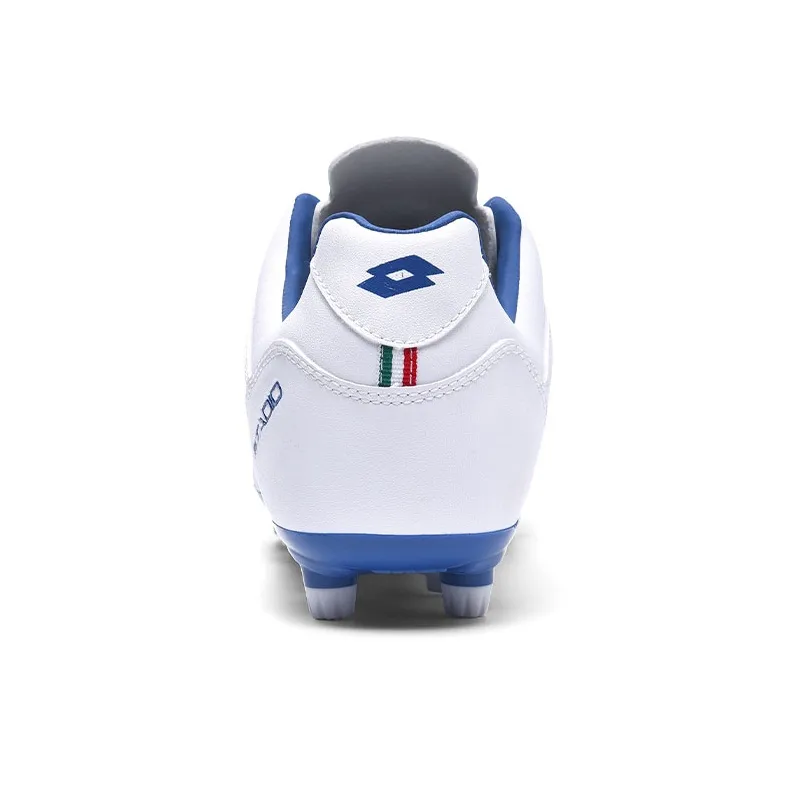 LOTTO Shock Absorbers With Slip Resistant And Abrasion Resistant Properties Soccer Shoes Men's White Blue-3