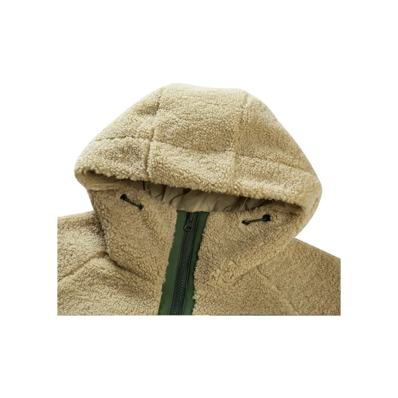 Skechers Velvet feel Coat Men's Khaki-2