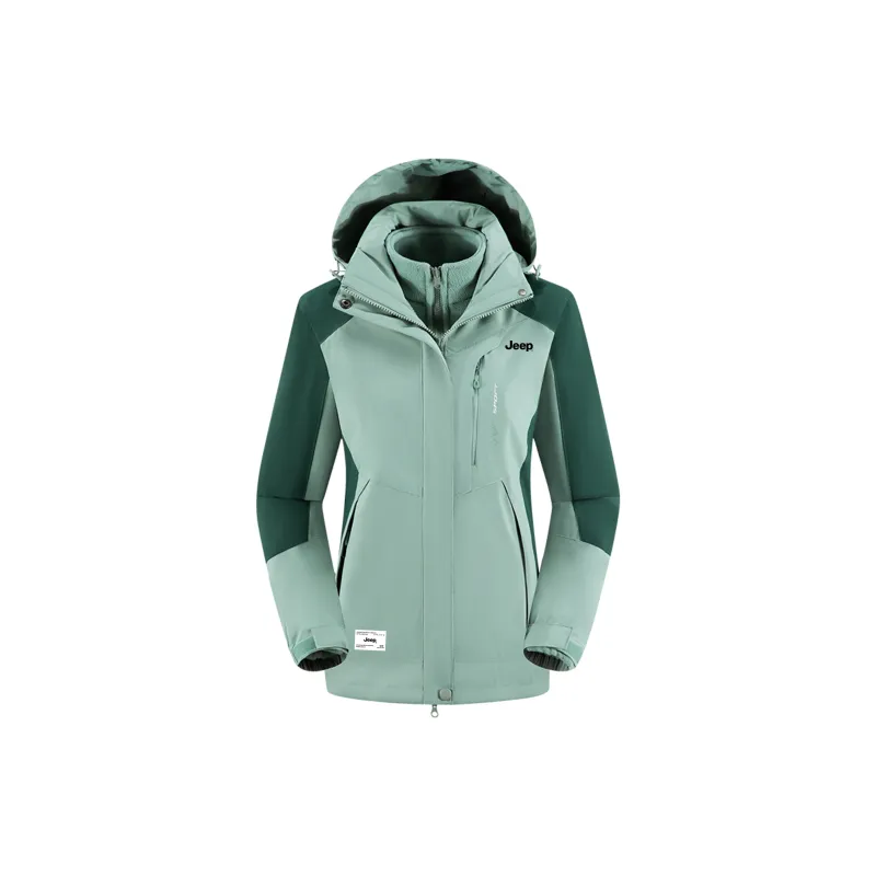 Jeep Outdoor Hiking Windproof Thermal Windbreaker Jacket Unisex-8