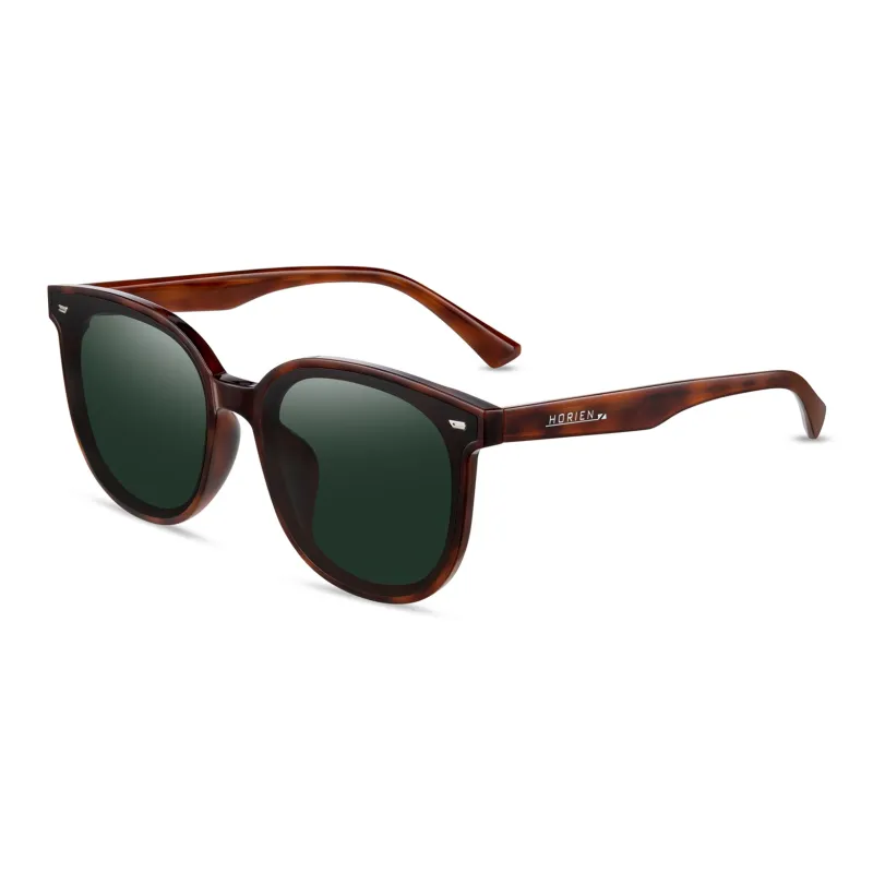 HORIEN Irregular Shape Sunglasses Unisex Black, Pink, Brown-0