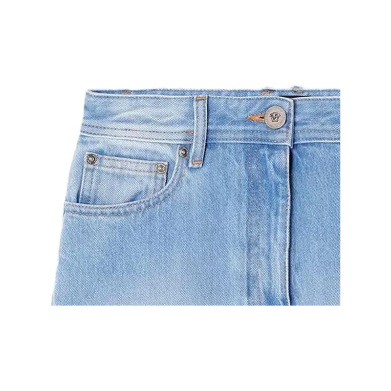VERSACE Butterflies Denim Shorts-3