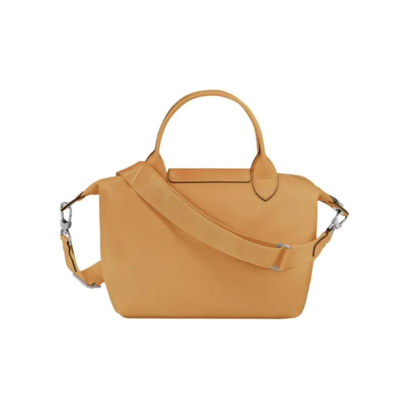 LONGCHAMP Le Pliage Xtra Cow Leather Tote Bag Shopping Bag Handbag Small Size Women's Honey Yellow-2