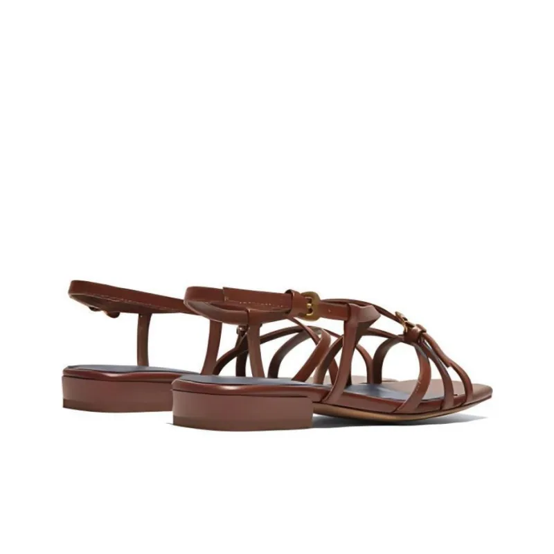 Joypeace Apprenticeship Of Eros One Strap Sandals Women's Coffee-4