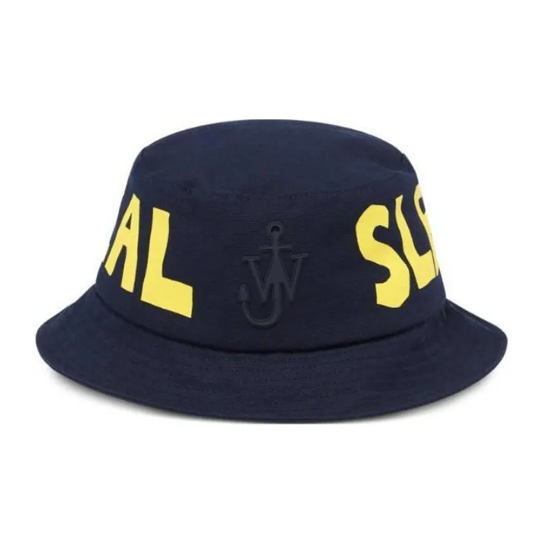 JW Anderson Real Sleep' Slogan Bucket Hat-2