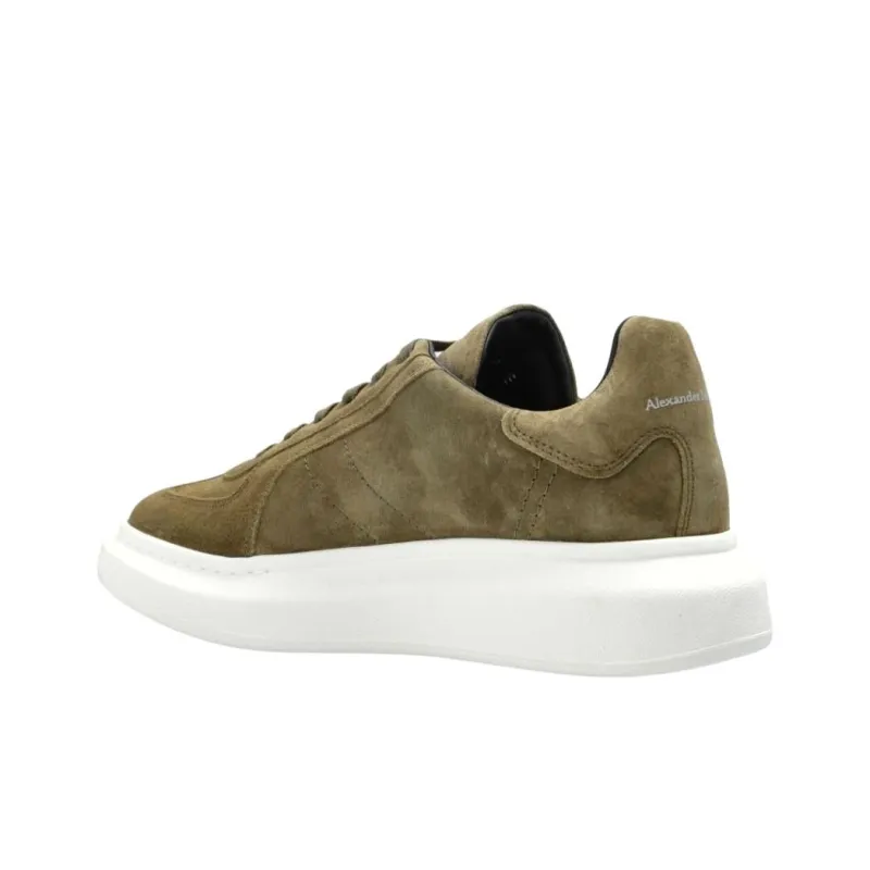 Alexander McQueen Low Top Skateboard Shoes Men's Green-4