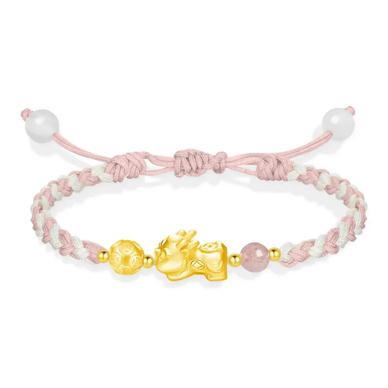 SINO GEM Gold Bracelet Unisex-4
