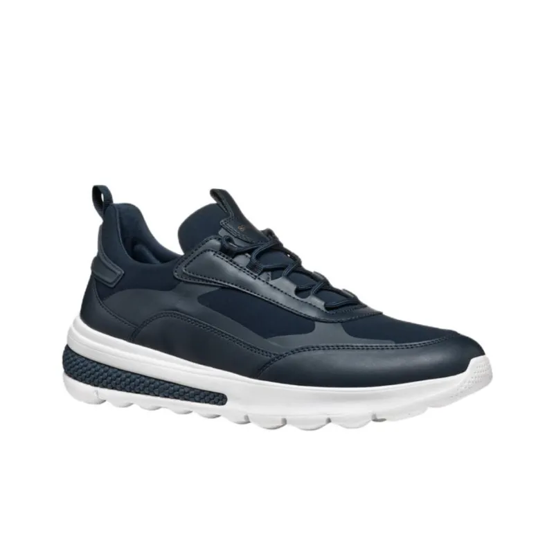 GEOX Spherica Actif Cushioned Slip-Resistant Low-Top Casual Shoes Men's Marine Blue-1