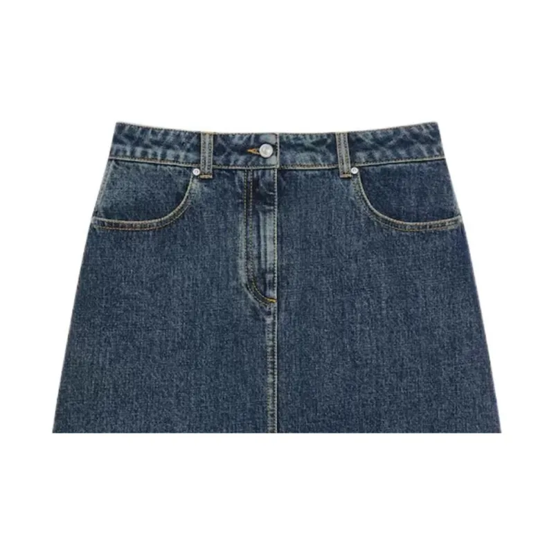 Givenchy Mini Denim Skirt-5