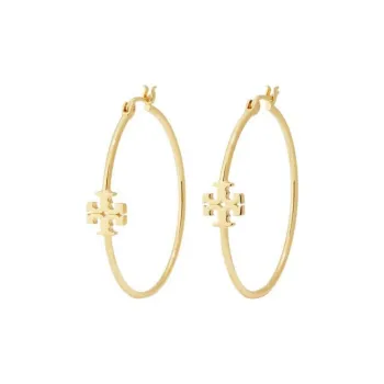 TORY BURCH Eleanor Hoop Earrings