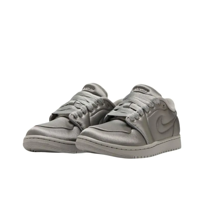Jordan 1 Low Method Of Make Satin Medium Grey Women's-1