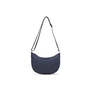 LACOSTE Fabric Crossbody Bag Shoulder Bag Small Size Women's Dark Blue