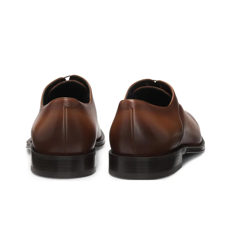HUGO BOSS Captoe Dress Shoes Men's Brown-3
