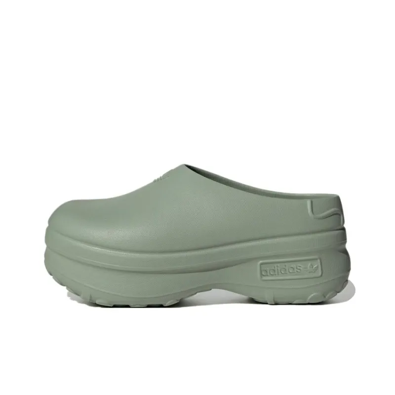 Adidas AdiFOM Stan Smith Mule Silver Green Women's-0