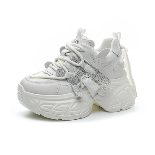 The Mystery Of Glamour Height Increasing Low Top Chunky Sneakers Women's