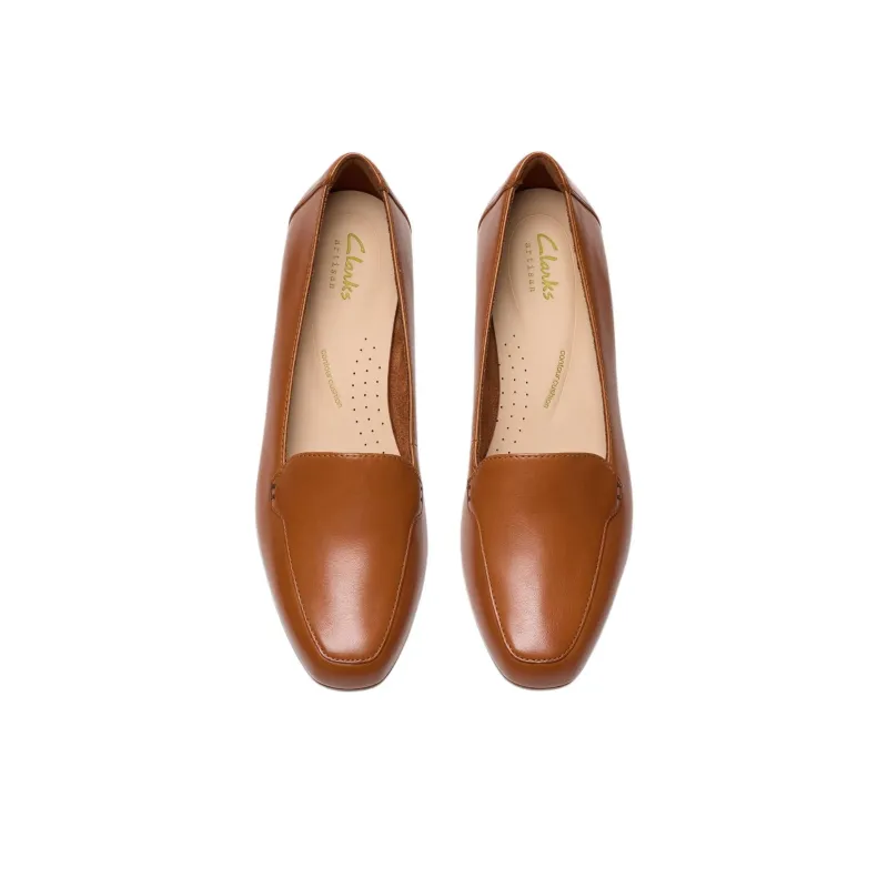 Clarks Krystine Lily Loafers 2.5cm Women's Tan-3