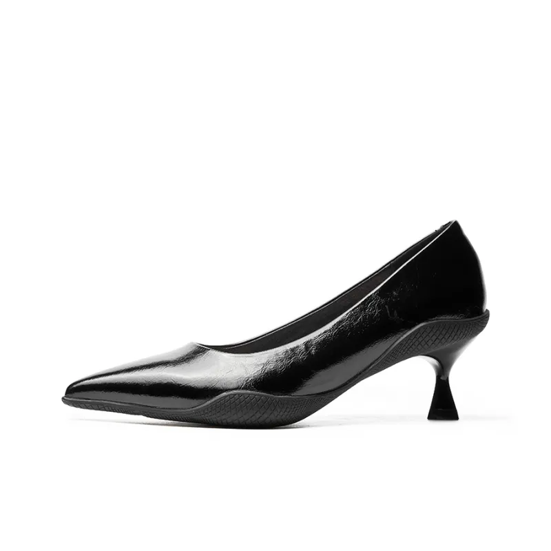 AOKANG Flared Heel High Heels Women's-0