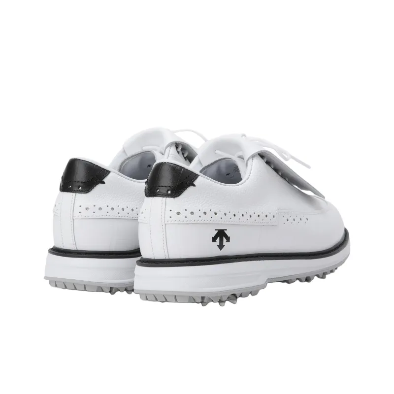 DESCENTE PRO CLASSIC LACE Anti Slip Wear Resistant Low Top Golf Shoes Women's White-4